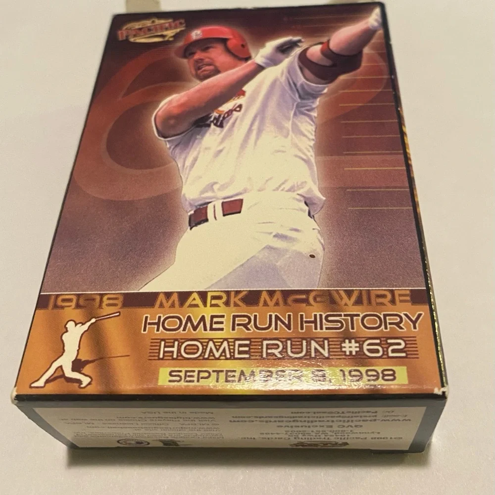 Mark McGuire/Sammy Sosa 1998 Pacific Baseball Card 72 card set Home Run History
